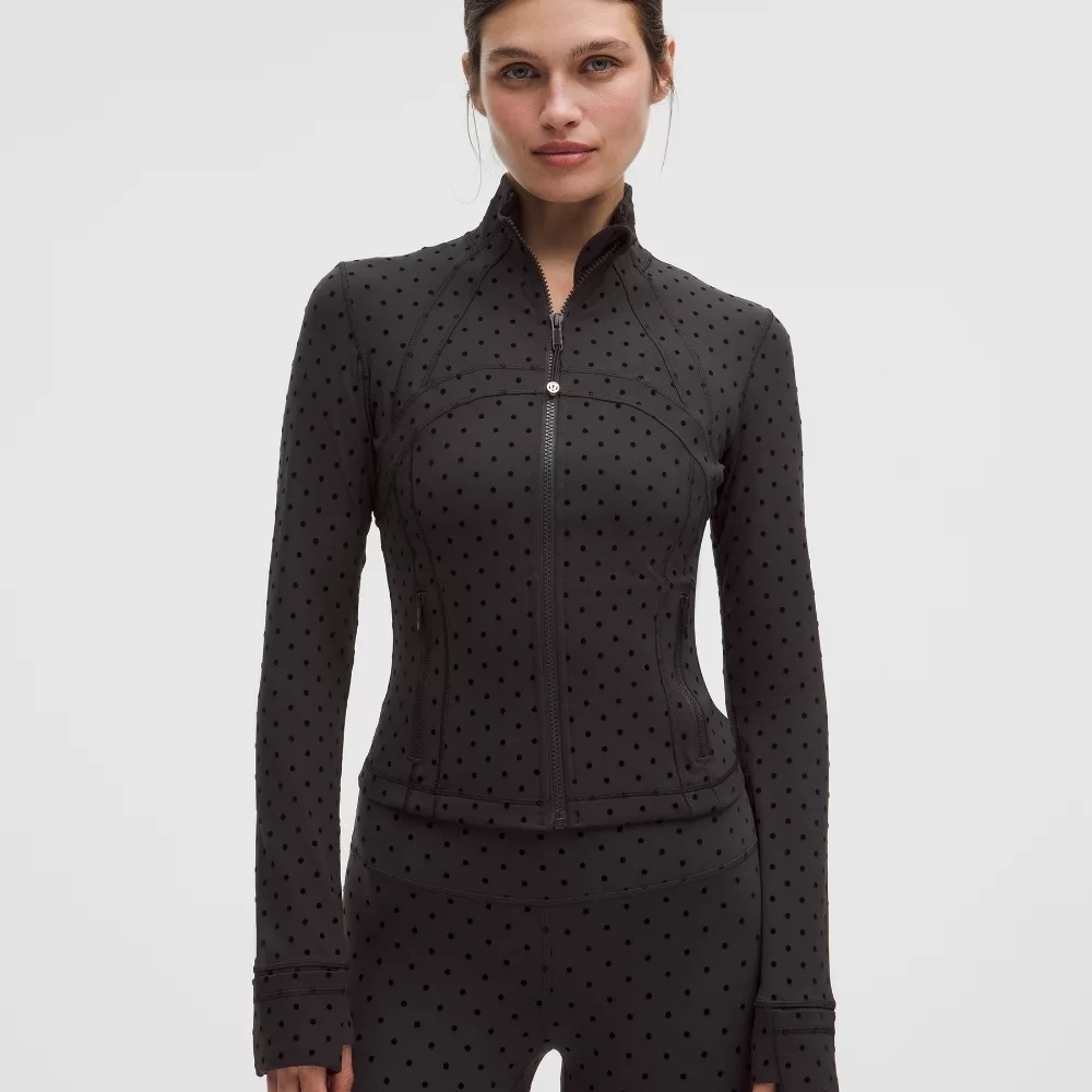 NWOT Lululemon Polka Flock CROPPED Define Jacket Size 2 Polka Dot Nulu